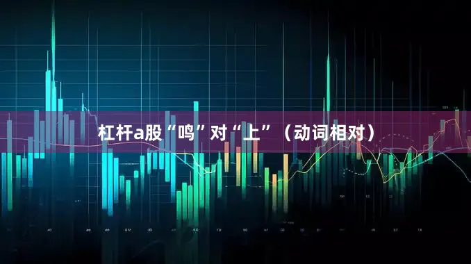 杠杆a股“鸣”对“上”（动词相对）