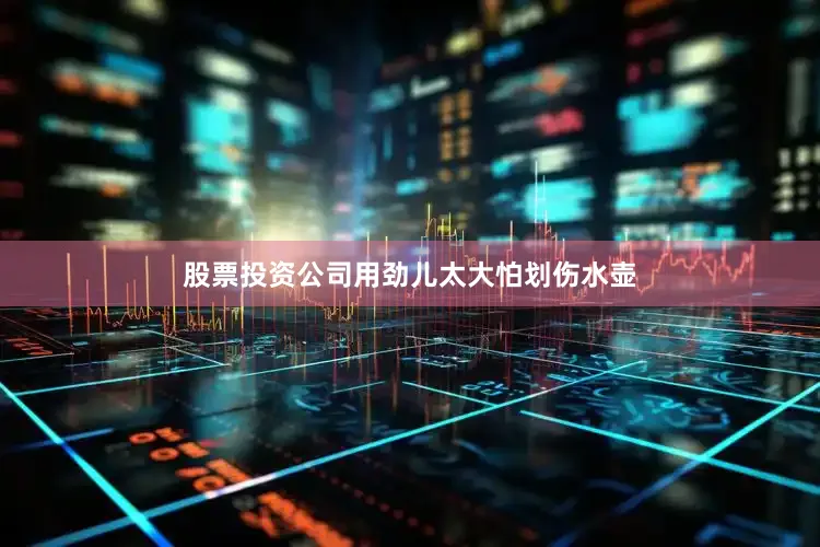 股票投资公司用劲儿太大怕划伤水壶